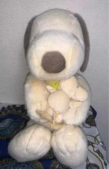 SNOOPY 스누피 우드스탁 봉제 인형 베이지 BIG 봉제 인형
