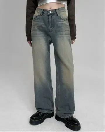 BLACKUP [MADE] 페스트 와이드 데님 팬츠