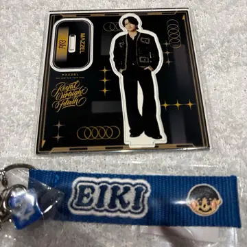 MAZZEL EIKI 아크릴 스탠드 루프 키링