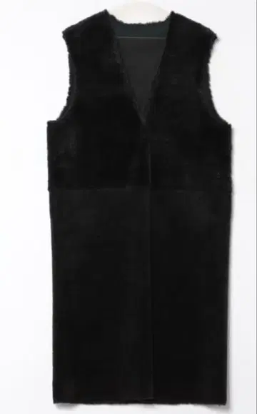 ameri FABRIC BLOCKING LONG BOA VEST