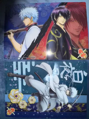 은혼 클리어 플레이트 사카타 긴토키 & 타카스기 신스케 백야차