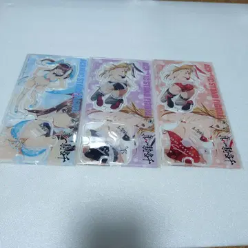 진 일기당천 리모챌 복권 손권 손책 아크릴 피규어 3개