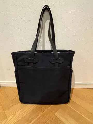 단종 필슨 토트백 블랙 가죽 USA 숄더 A4 수납