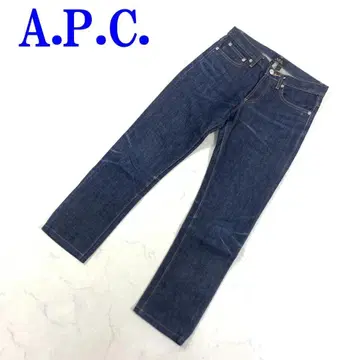 아페쎄 데님 청바지 네이비 코튼 100% 26 C3557