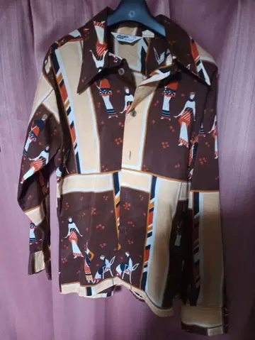 빈티지 Studio One 캠퍼스 폴리 셔츠 70s 80s USA 제조