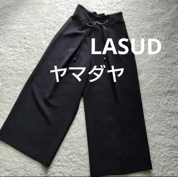야마다야 라슈드 soeur7 수르세븐 블랙 와이드 팬츠