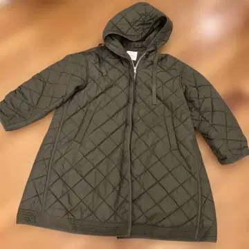 클라네 CLANE 퀼팅 자켓 후드 부착 올리브 그린 새상품