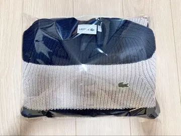 Lacoste 스트라이프 니트 스웨터