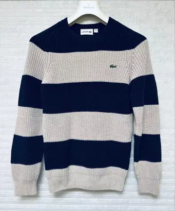 Lacoste 스트라이프 니트 스웨터