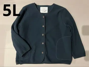 노진 5L 따뜻한 노카라 자켓 블랙 계열 빅 사이즈