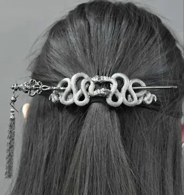 axes femme POETIQUE 스네이크 헤어콤 뱀 비녀 헤어콤