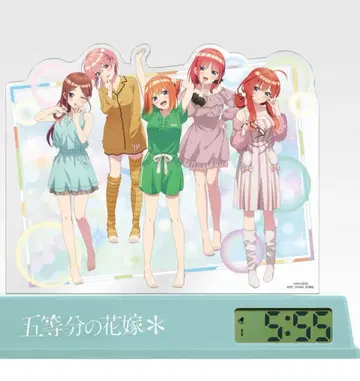 제일복권 5등분의 신부 라스트 원상 알람 시계