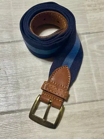 네이비와 파랑 스트라이프 벨트 75