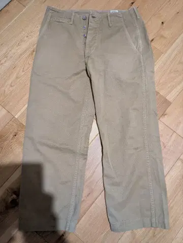 orslow 메탈 버튼 US Military 치노 팬츠