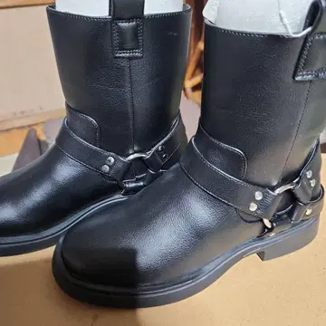 블랙 엔지니어 부츠 L 사이즈