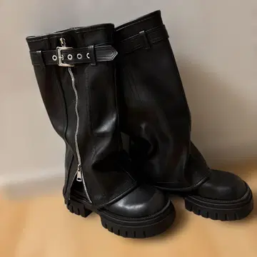 FOREVER21 커버 부츠 블랙