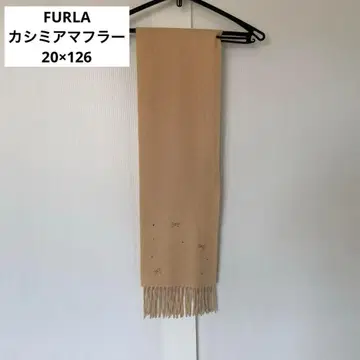 FURLA 훌라 캐시미어 머플러 20 x 126 큐빅 리본
