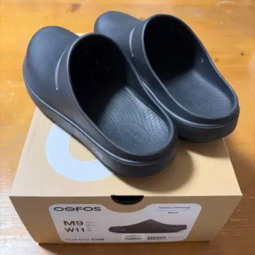 OOFOS OOcloog 블랙 28cm