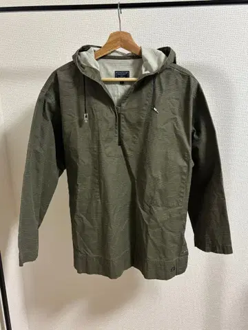 [ 무료배송 ] 프랑스제 빈티지 피셔맨 스모크 후드 부착 사이즈 L