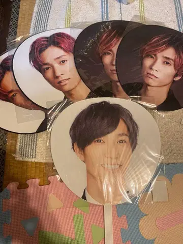 SixTONES 다나카 쥬리 부채 세트