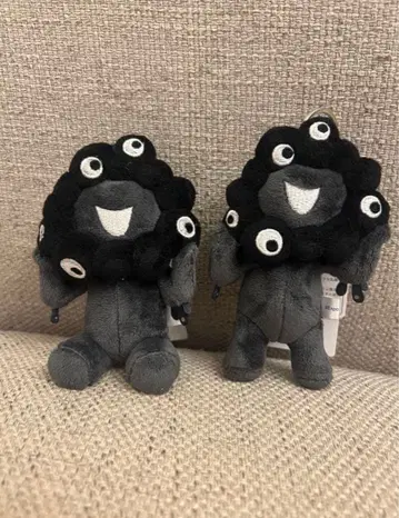 블랙 미야쿠 만박 회장 한정판 서서&앉아서 2개 세트 카라비너 포함