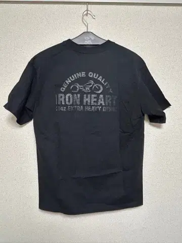 IRON HEART 아이언 하트 7.5oz 헤비 바디 프린트 T셔츠 L