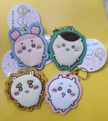 복슬복슬 사가 자수 키링 치이카와 밤만쥬 게잡이 시사