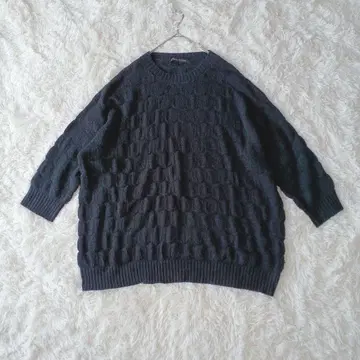 미즈이로 인드 긴팔 니트 루즈핏 FREE