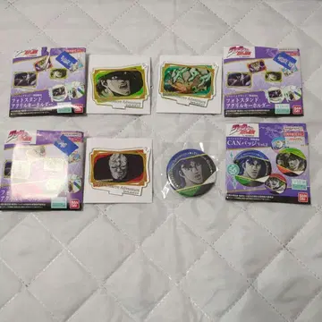 사진 스탠드 아크릴 키링 CAN 배지 죠죠 묶음 판매