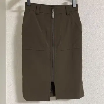 PINKY&DIANNE 브라운 타이트 스커트