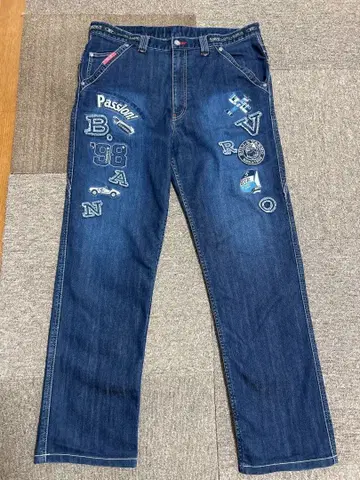 BARNIVARNO 바니바르노 자수 데님 100