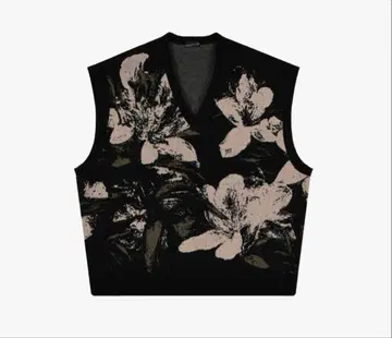 LAD MUSICIAN 라드뮤지션 24SS 꽃무늬 니트 베스트