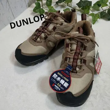 택 포함 미사용 DUNLOP 방수 아웃도어 신발 3E 폭
