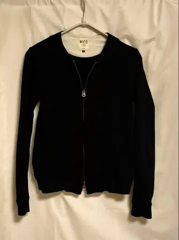 NICO. 블랙 집업 자켓 38