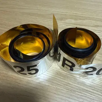 Number_i 은색 테이프 2개 2025년 Number2