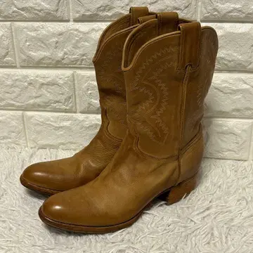 SARTORE 사토레 웨스턴 부츠 36 카멜 Vibram