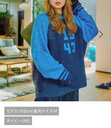 니코앤드 메이크 스태프25 티라 래글런 니트 풀오버