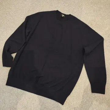 UNIQLO 네이비 캐시미어 크루넥 스웨터 XL