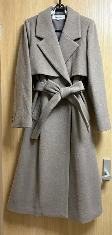 미슈마슈 트렌치 코트 롱 울