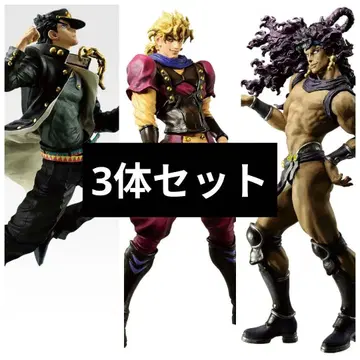 [ 3체 세트 ] 죠죠의 기묘한 모험 피규어 디오 카즈 쿠죠 죠타로