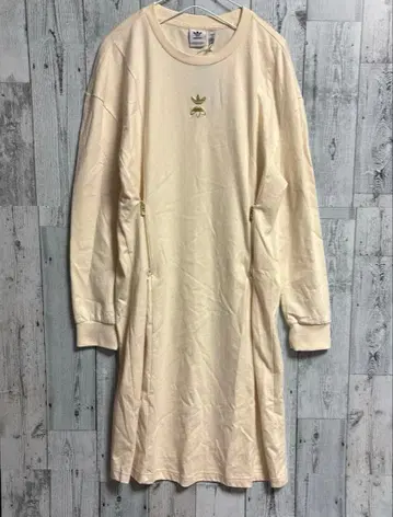 미사용 아디다스 adidas 긴팔 롱 원피스 원피스 지퍼