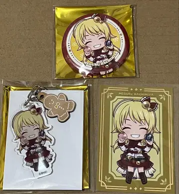 샤니마스 사야마 스키장 하치미야 메구루 캔뱃지 키링 트레이딩 카드