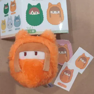 컬러풀 피치 에토 싸개 봉제 인형 마스코트 키링