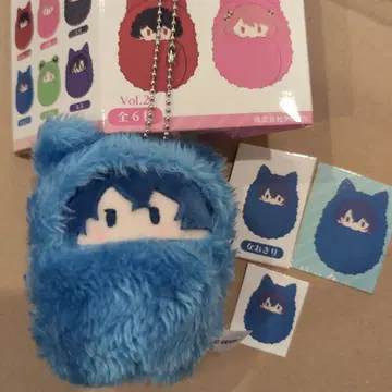 컬러풀 피치 나오키리 싸개 타피 키링 마스코트