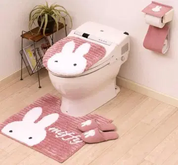 핑크색 딕 브루너 미피 화장실 매트 세트 새상품