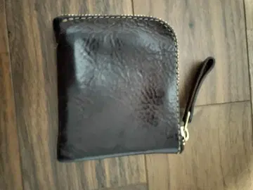 Organ 다크 브라운 L자형 지퍼 지갑