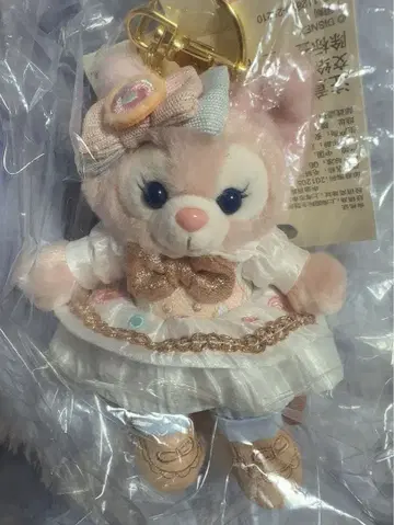 (봉투 미개봉) 상하이 디즈니 리나벨 벌스데이 봉제 인형 키체인