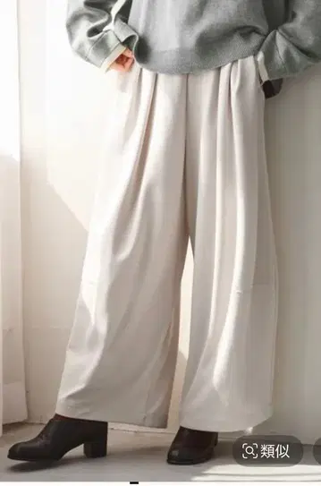 niko and - 2WAY 노비노비 커브 팬츠 아이보리 FREE