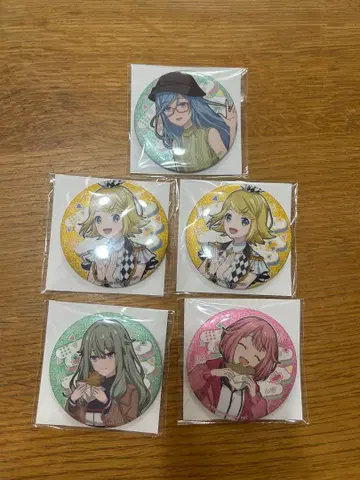 프로세카 하피콜레 BIG 캔뱃지 글리터 캔뱃지 E상