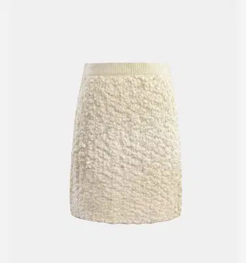 Sheller bubble knit mini skirt